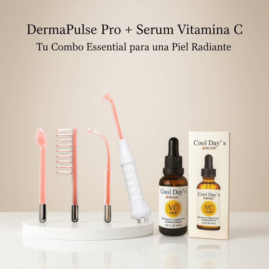 DermaPulse Pro + SERUM VITAMINA C - Elimina el acne en semanas